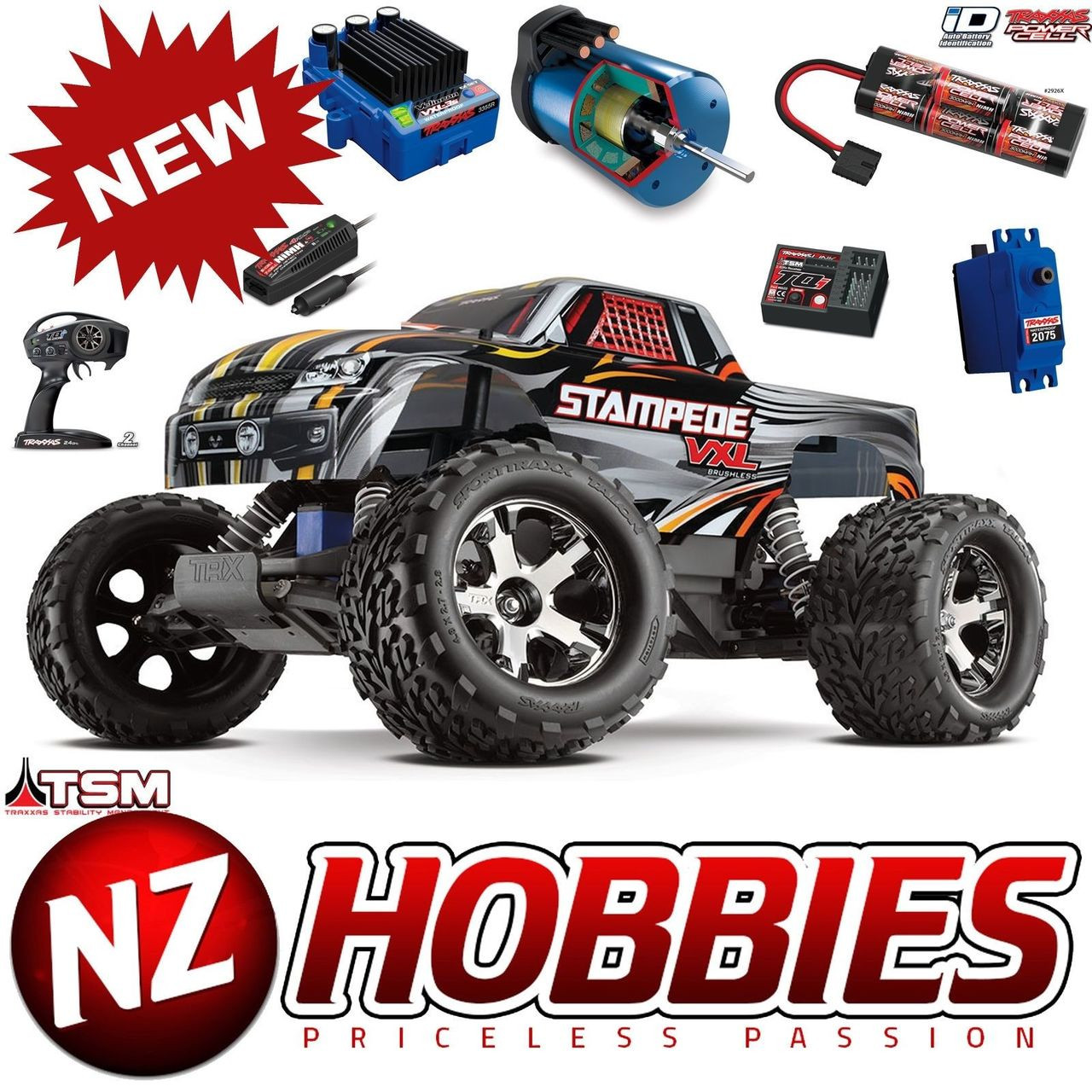 traxxas stampede vxl brushless 2wd