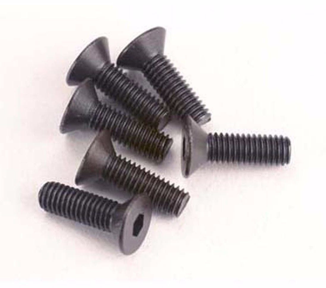 Traxxas 2553 3x15mm 6 Countersunk Machine Screws