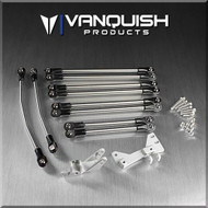 Vanquish Product VPS06972 SCX 3 Link / CMS / Panhard Conversion Kit Silver SCX10