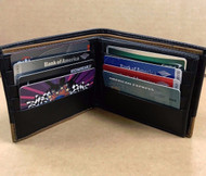 Men's Leather Bifold ID Card Holder Purse Wallet Billfold Handbag Slim Clutch