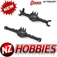 VANQUISH AXIAL CURRIE ROCKJOCK ASCENDER FRONT & REAR AXLE BLACK ANODIZED