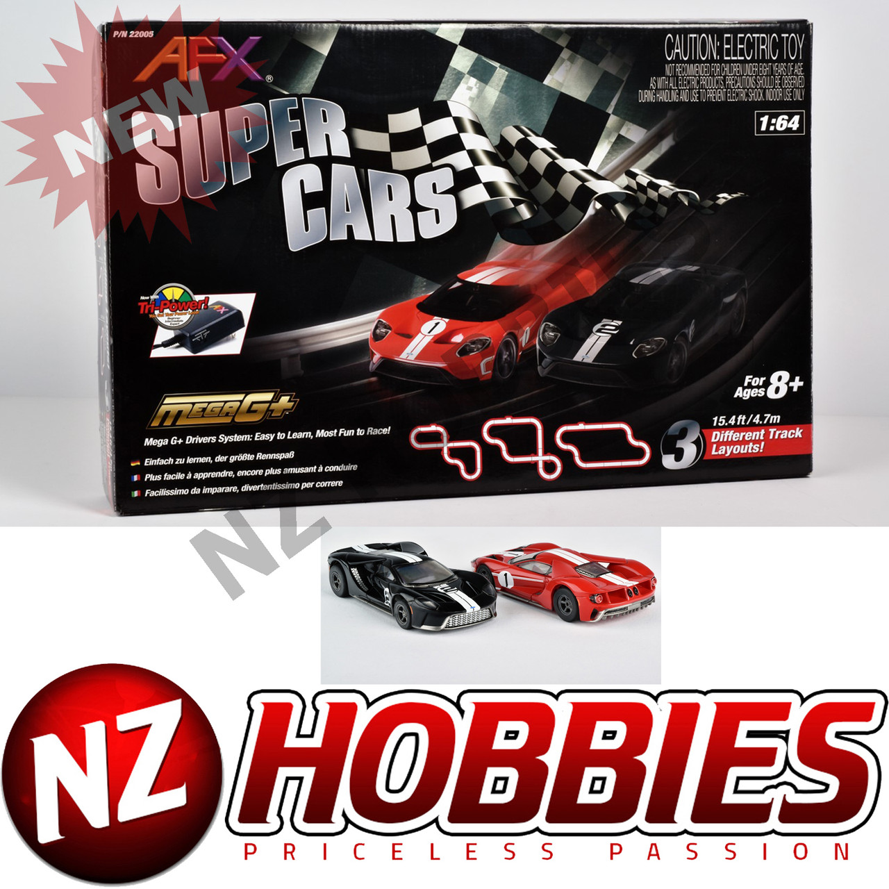 New Afx 205 Super Cars Ford Gt Mega G Tri Power Ho Slot Car Track Set Free Sh Toys Toys Hobbies Clsteel Com Vn