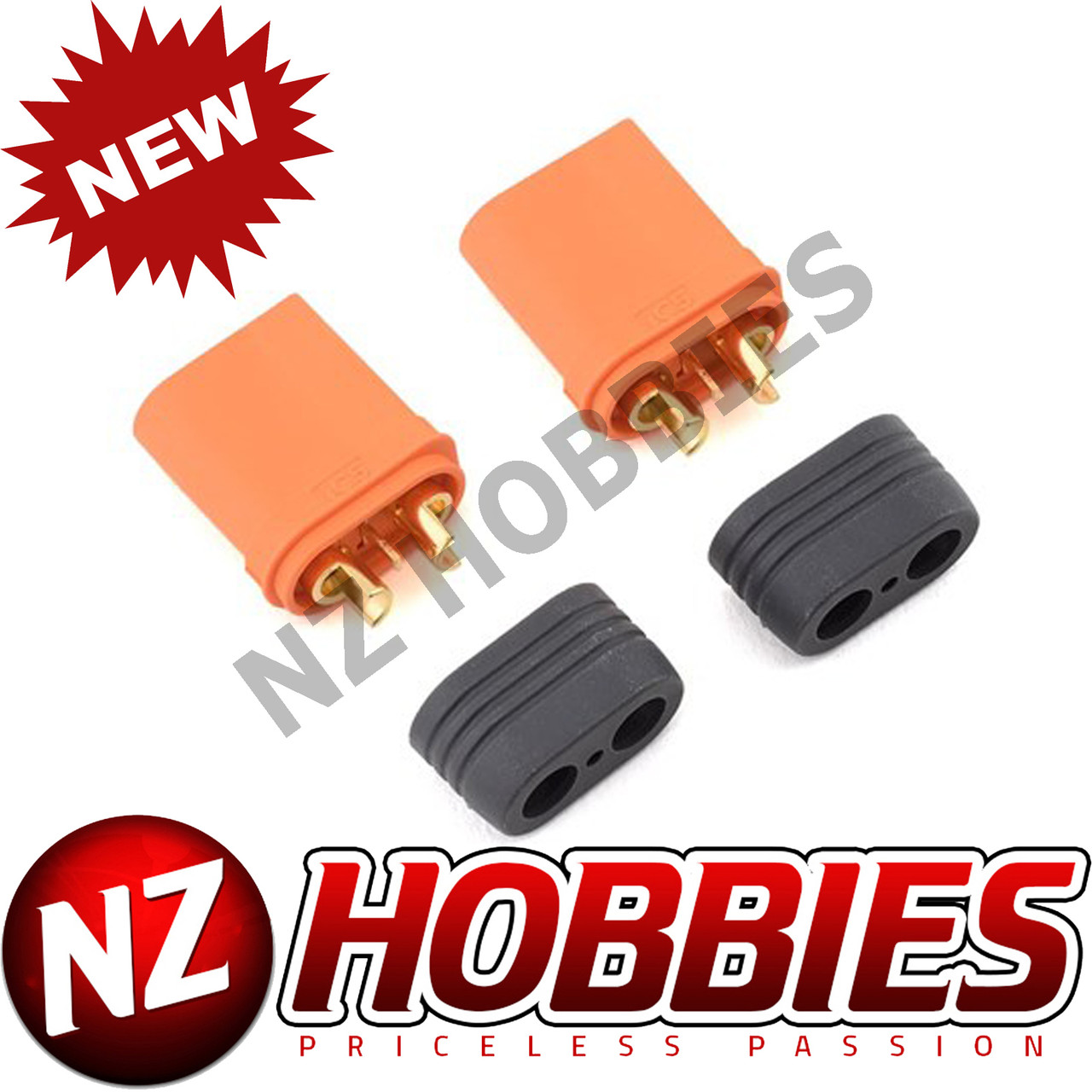 Spektrum RC IC5 Device Connector (2) (Male) NZ HOBBIES