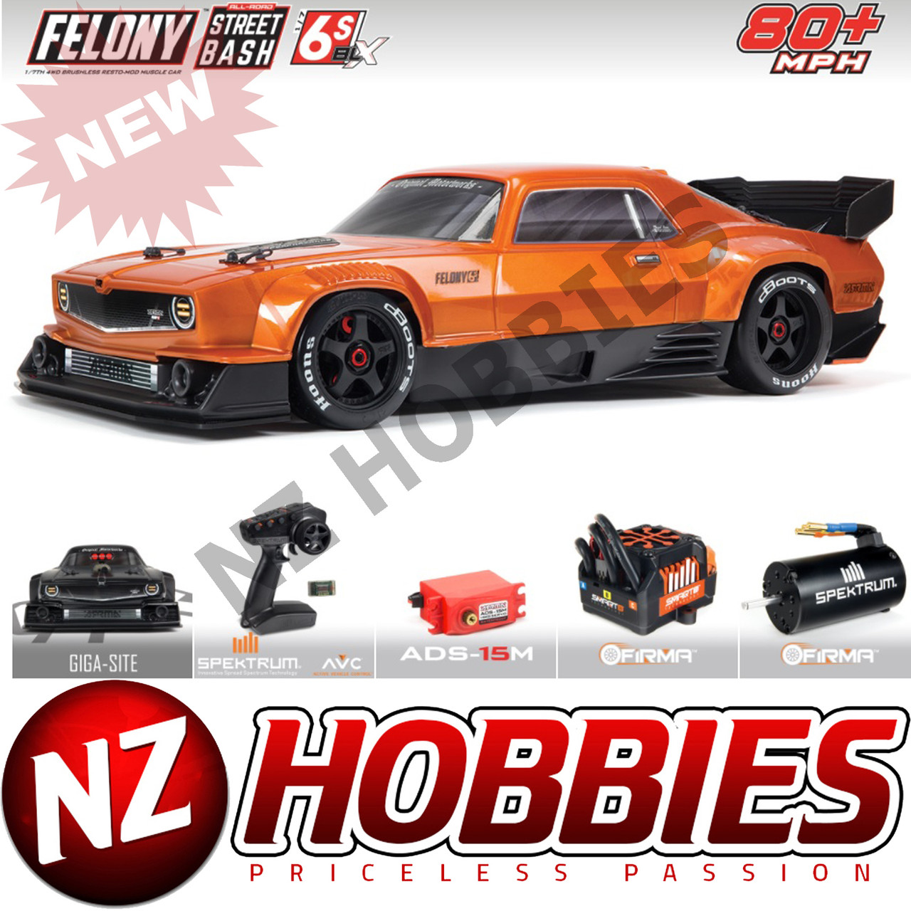 ARRMA FELONY 6S BLX Street Bash 1/7 All 