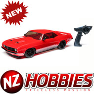 Losi 1/10 1969 Chevy Camaro V100 AWD Brushed RTR, Red # LOS03033T1