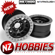 Vanquish Products VPS07911 METHOD 1.9 RACE WHEEL 105 BLACK/CLEAR ANODIZED