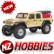 Axial 1/24 SCX24 Jeep JT Gladiator 4WD Rock Crawler Brushed RTR Beige