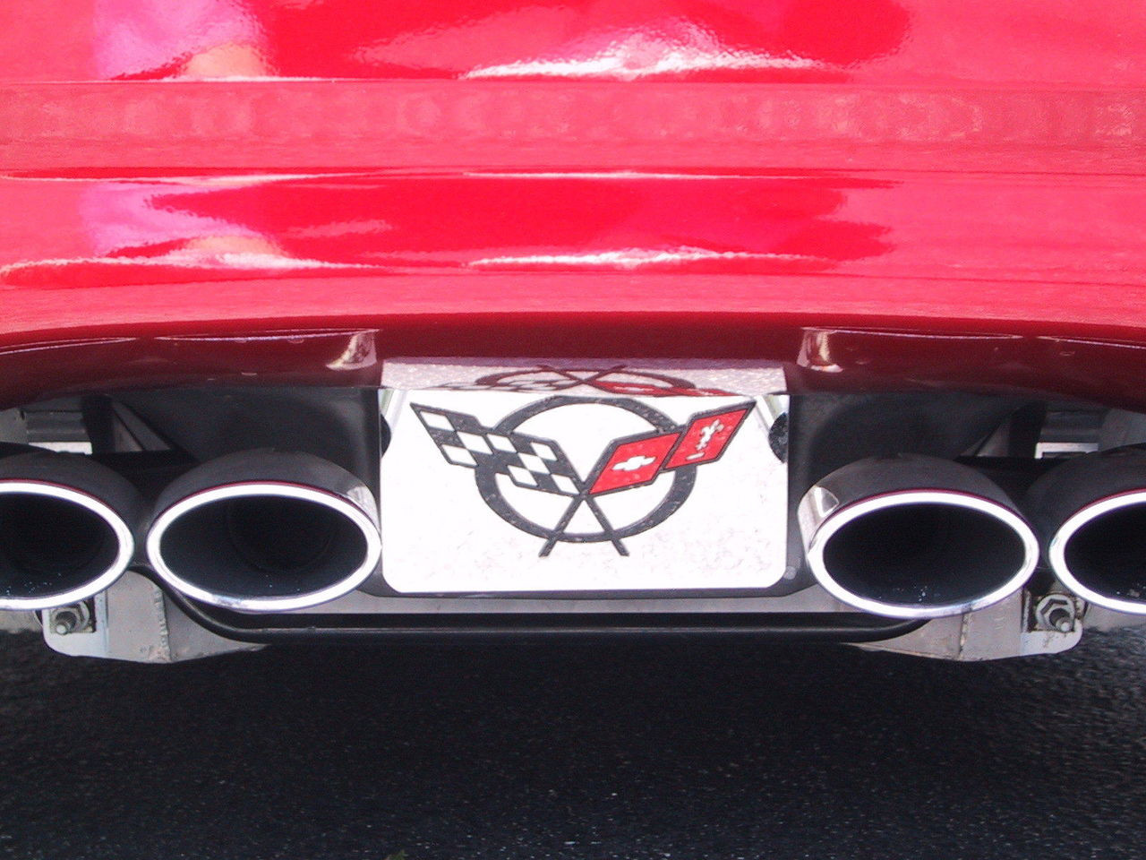 C5 Corvette Exhaust Plates