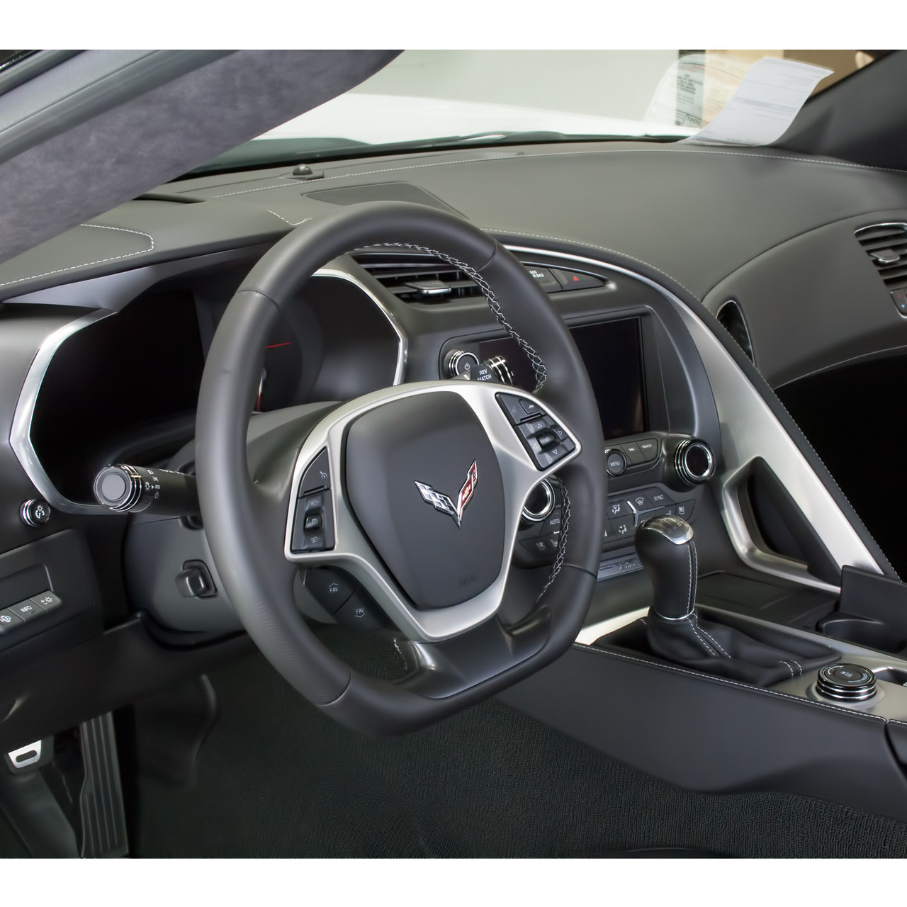 C7 Corvette Interior Knob Kit Black