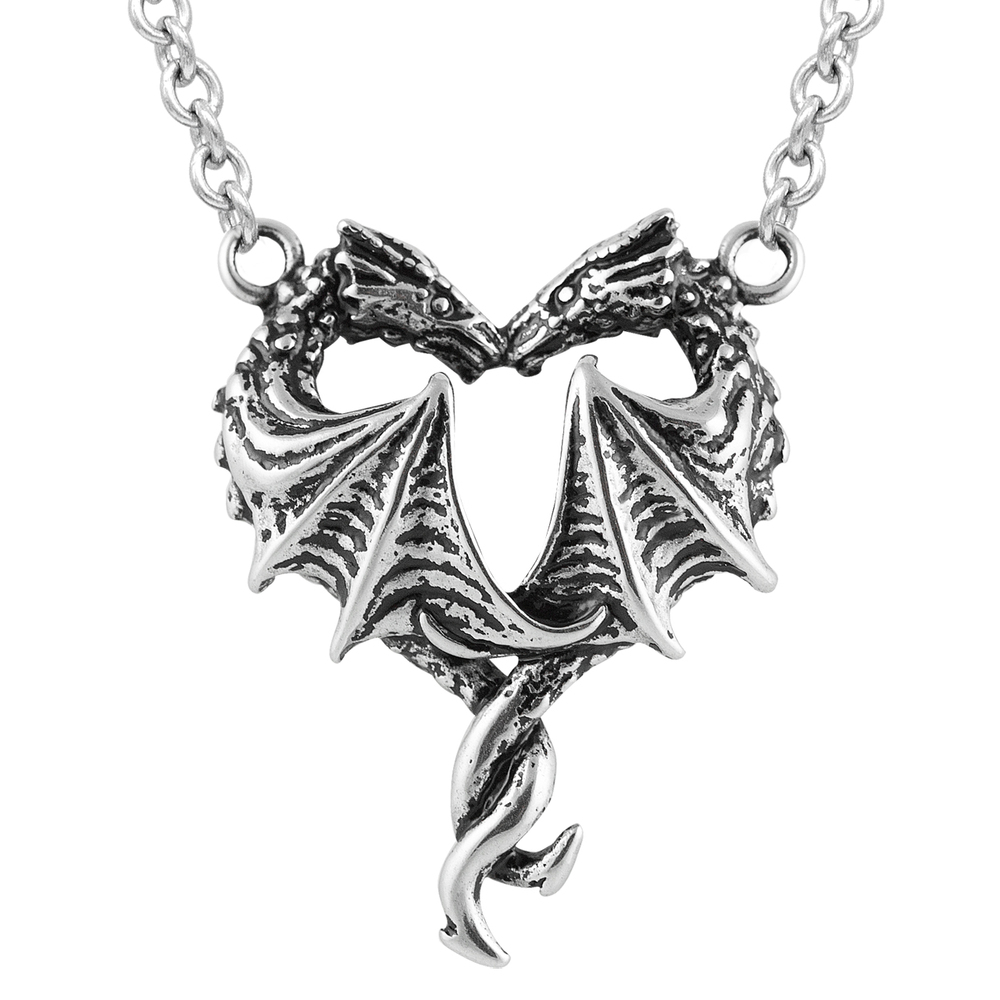 Steamin’ Hot Love Dragon Heart Necklace