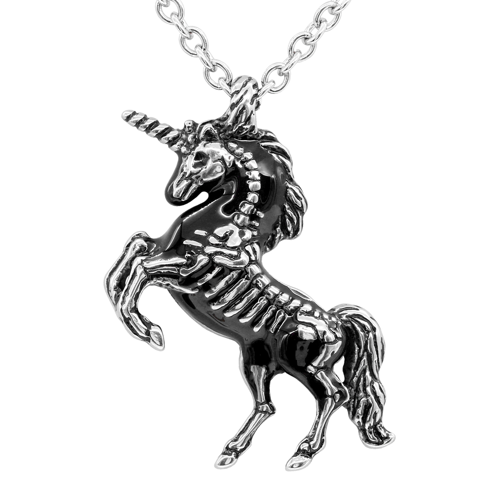 Unicorn Skeleton Necklace