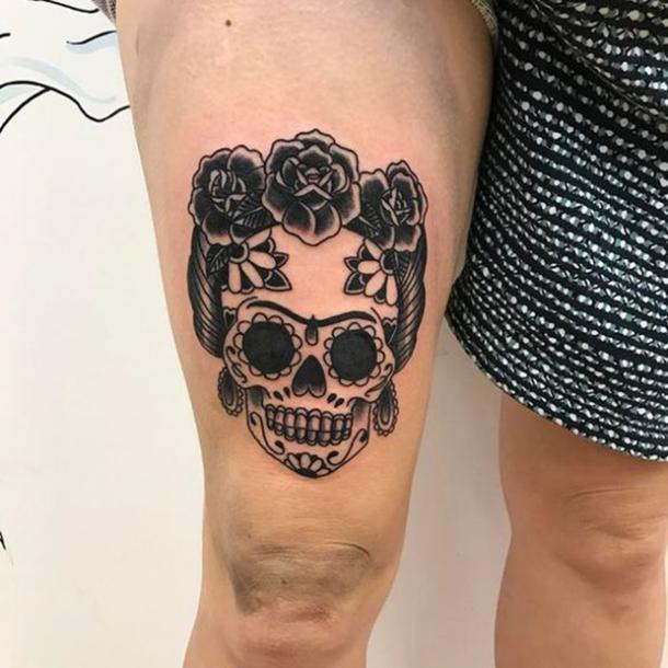 Girls with Skull Tattoos  Tattoo Ideas Artists and Models