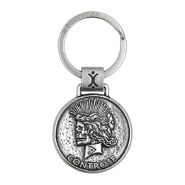 Double-Sided Skull Coin Keyring
