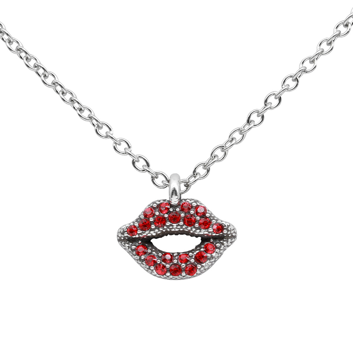 Ravishing Red Lips Necklace Controse