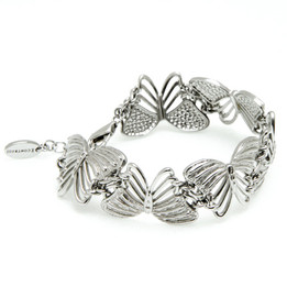 White Butterflies Bracelet