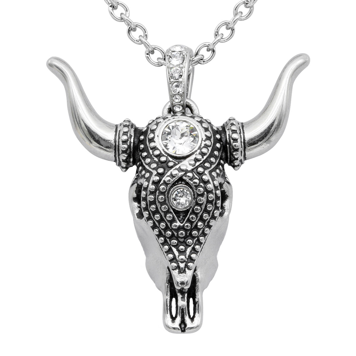 Taurus Bull Skull Necklace - Controse