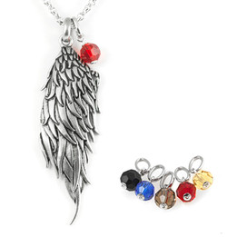 Glimmering United Wings By Controse Heart Angel Wings Necklace 