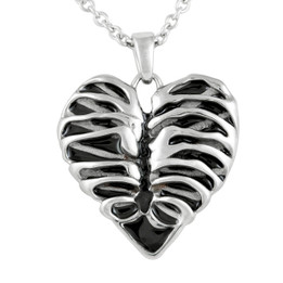 Heart Rib Cage Necklace