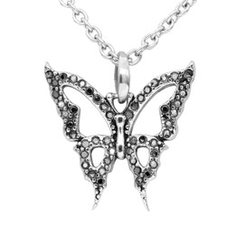 Blingin’ Butterfly Petite Necklace - adorned with Swarovski Crystals