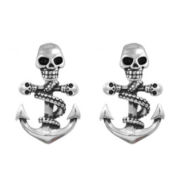 Octo-Skull Anchor Earrings