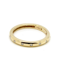 9ct Yellow Gold and Diamond Eternity Ring