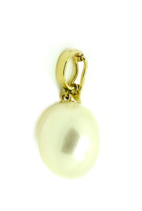 9ct Gold & 14mm Pearl Pendant