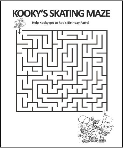 Kooky A. Bird's Skating Maze