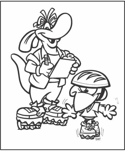 Roller Roo and Kooky A. Bird