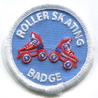 Embroidered Roller Skating Patch
