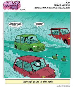 Driving Slow in the Rain