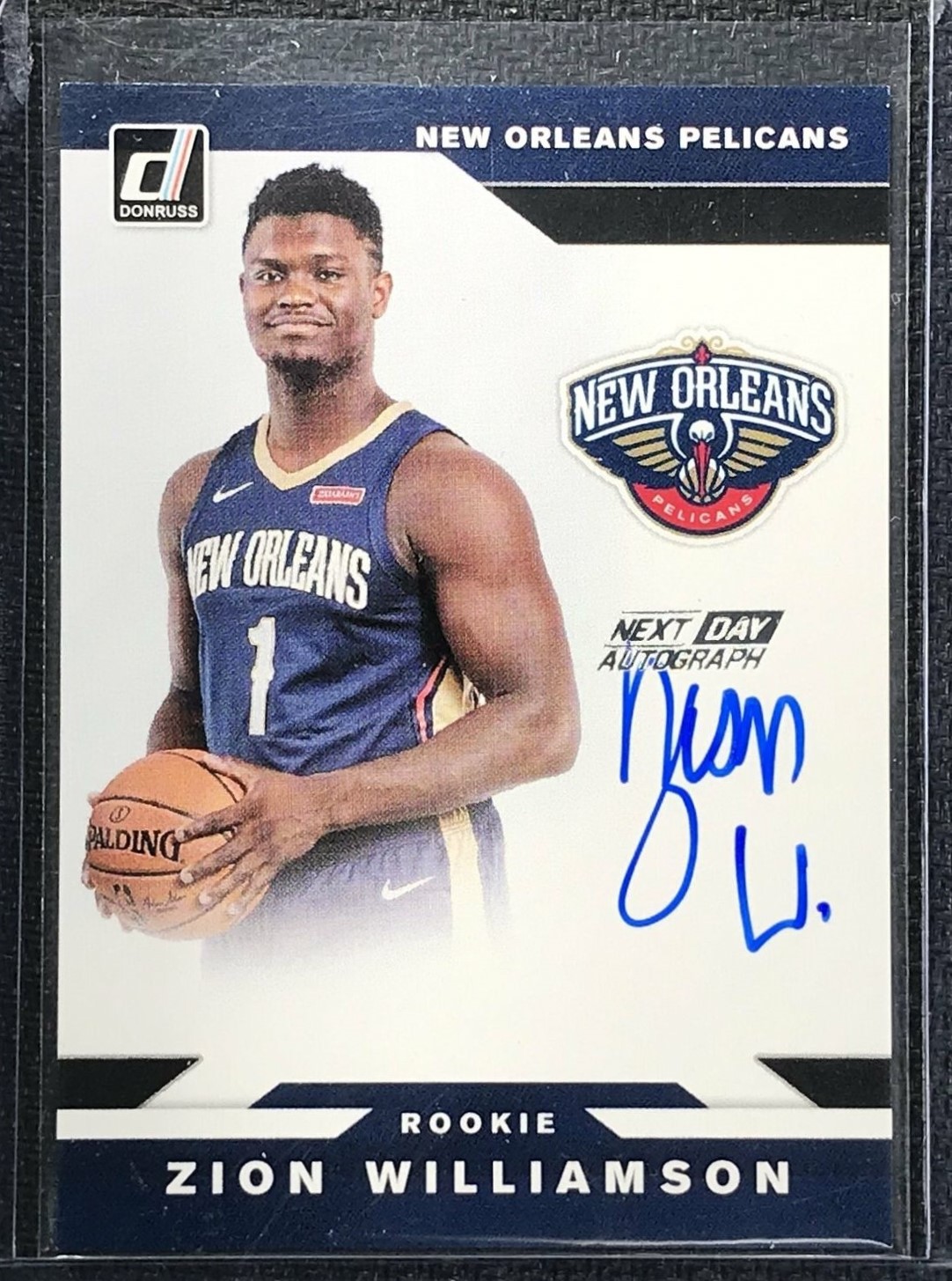 Zion Williamson New Orleans Pelicans Signed Autographed Red #1 Jersey –