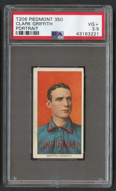 1909 Piedmont Clark Griffith Portrait HOF PSA 3.5