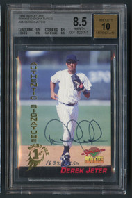 1994 Signature Derek Jeter Rookies Signatures Auto BGS 8.5 with 10 Auto 