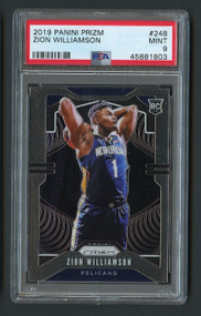 2019 Prizm Zion Williamson Rookie RC #248 PSA 9 Mint