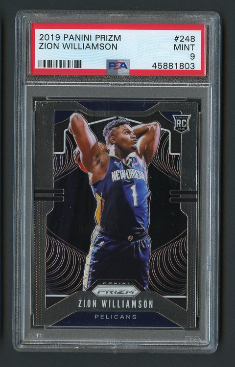 2019 Prizm Zion Williamson Rookie RC #248 PSA 9 Mint