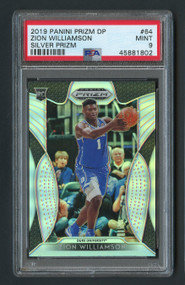 2019 Prizm DP Silver Zion Williamson Rookie RC #64 PSA 9 Mint