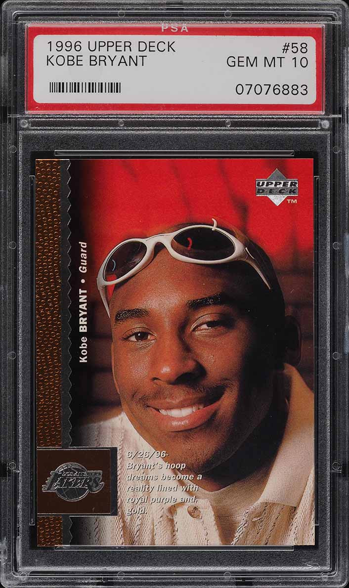 Kobe Bryant Card 2006-07 Upper Deck Ovation #35 ISA 10 GEM MINT –