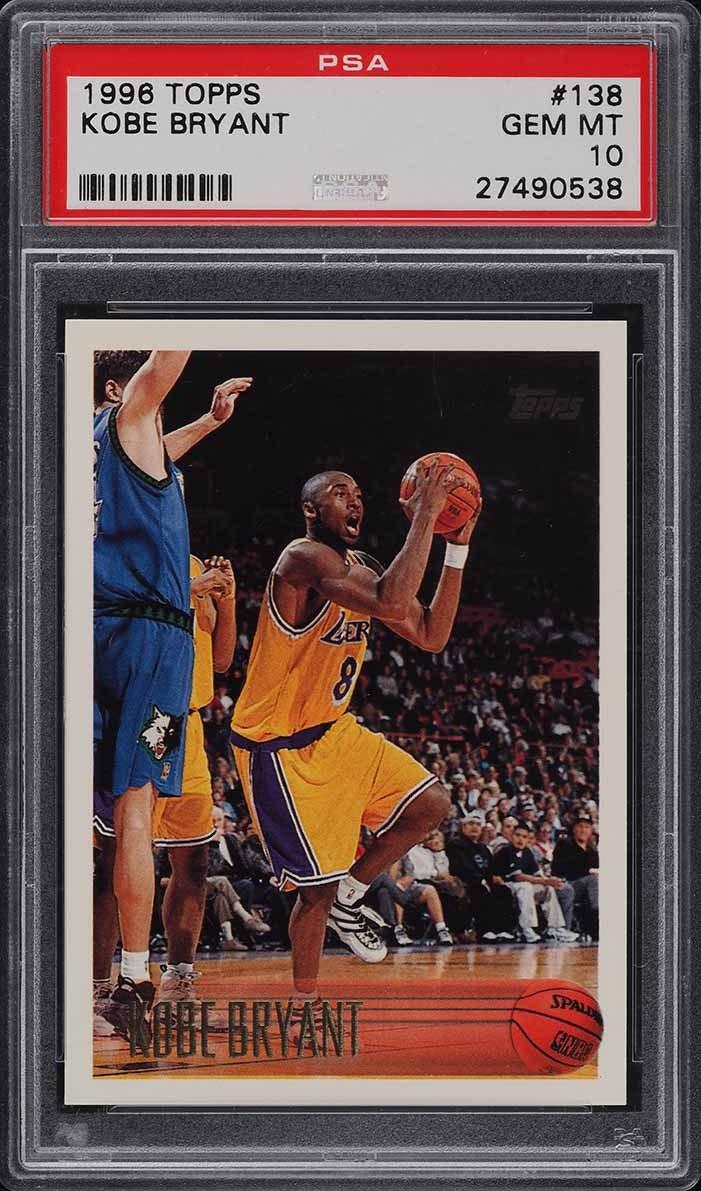 PSA10】1996 Topps Kobe Bryant #138 RCカード
