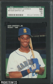 1989 Mother's Cookies Ken Griffey, Jr. #3 HOF  SGC 10 Gem Mint