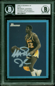 2009 Bowman 48 Blue Magic Johnson Auto/Signed #88 BAS Authentic/1949