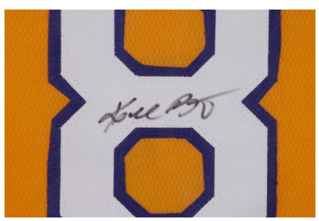 Kobe Bryant Autographed Los Angeles Custom Basketball Jersey - PSA/DNA COA