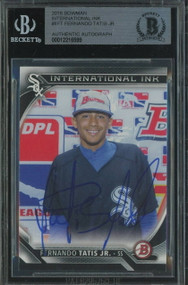 2016 Bowman International Ink Fernando Tatis Jr. RC Rookie AUTO BGS BAS