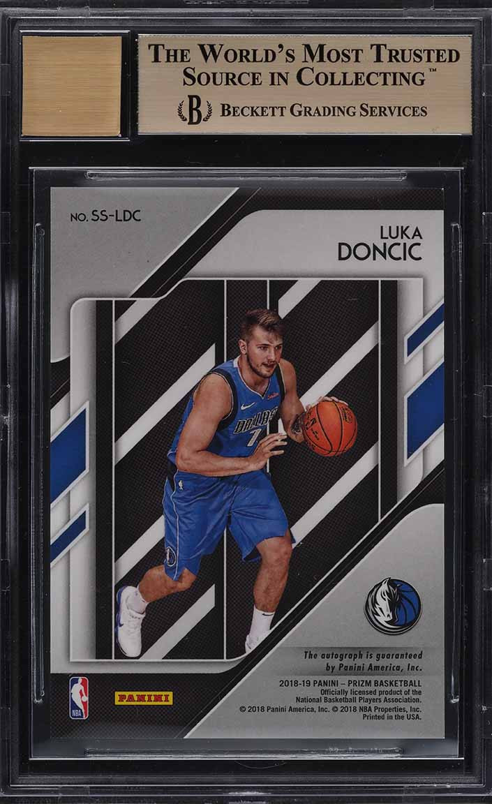 2018 Panini Prizm Sensational Signatures Luka Doncic ROOKIE AUTO BGS 9.5 -  Cardboard Picasso