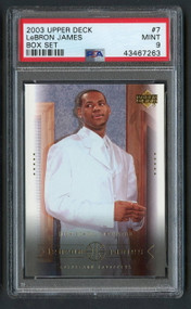 2003 Upper Deck Box Lebron James Rookie RC #7 PSA 9 Mint