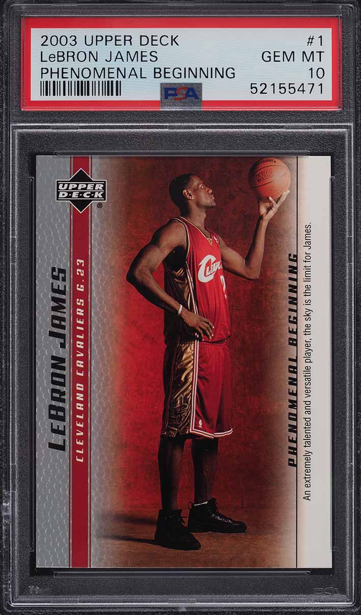 2004 upper deck lebron james phenomenal beginning