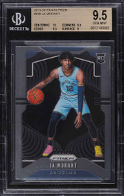 2019 Prizm Emergent Green Ja Morant Rookie RC BGS 9.5 Gem