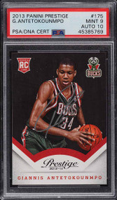 2013 Panini Basketball Giannis Antetokounmpo ROOKIE PSA/DNA