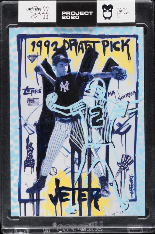 Project 2020 Derek Jeter Artistry 1/4 Gregory Siff NY custom DEVILWISE auto