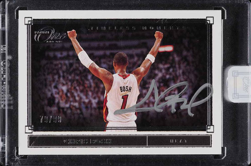 2019 PANINI ONE AND ONE TIMELESS MOMENTS CHRIS BOSH AUTO /99 #TM-CBS