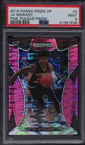 2019 PANINI PRIZM PINK PULSAR JA MORANT ROOKIE RC #65 PSA 9 MINT